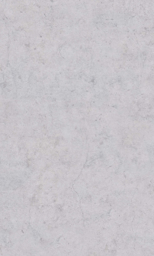 Cool Grey Realistic Raw Plaster Wallpaper R5753