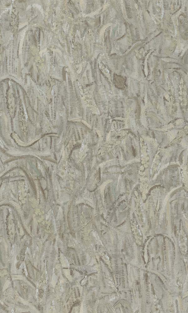 Van Gogh abstract wheat field wallpaper,Grey Abstract Wheat Field Wallpaper R6036 | Modern Home Interior