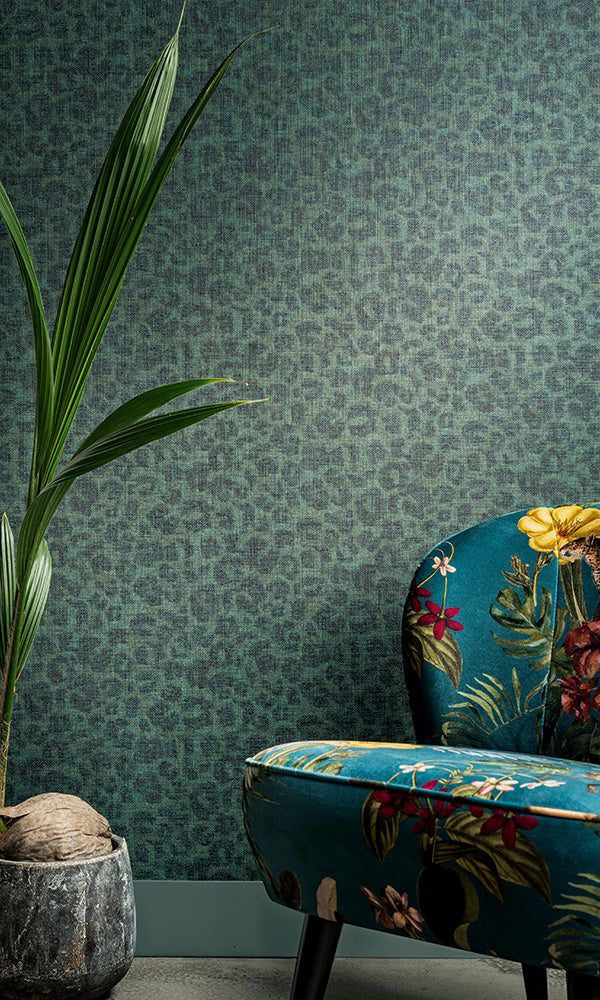 textured leopard print wallpaper