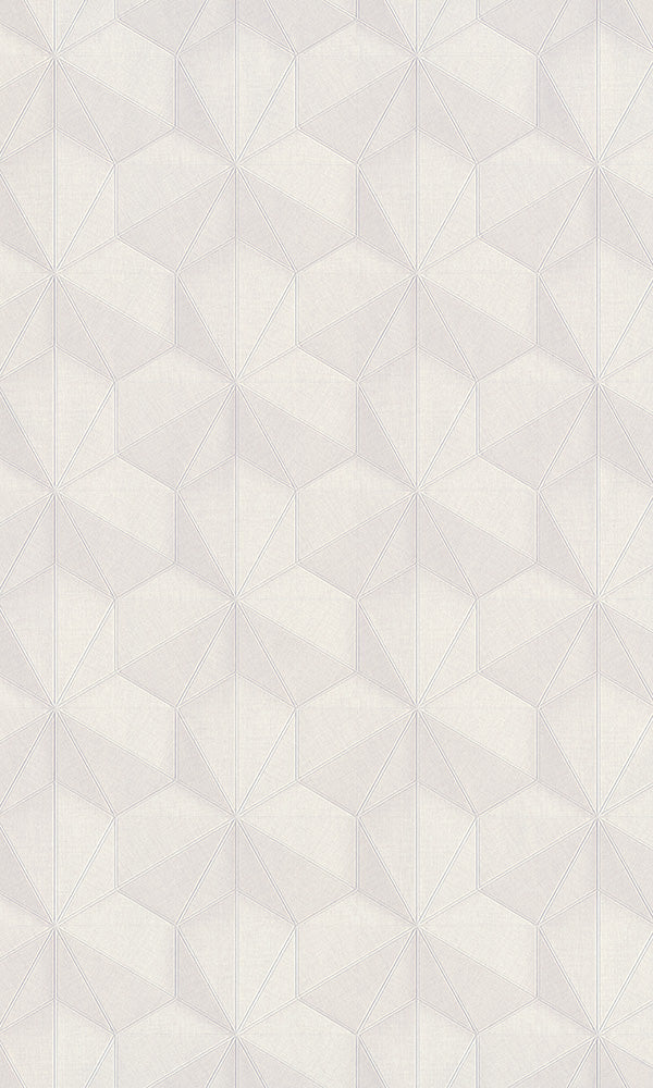 Cream Tri-Hexagonal Wallpaper R6392 – Walls Republic US