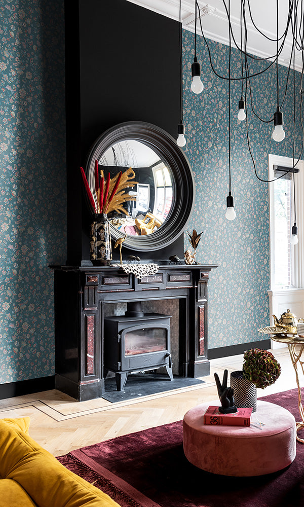 vintage floral paisley wallpaper