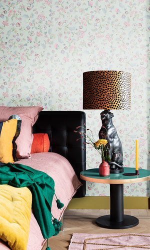 vintage floral paisley wallpaper