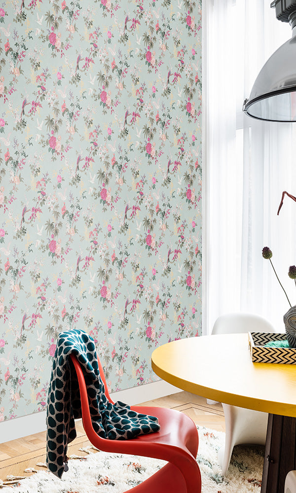 vintage floral wallpaper