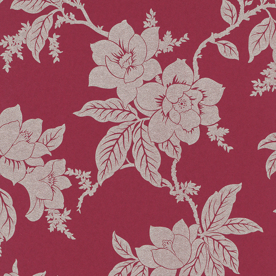 dark floral wallpaper