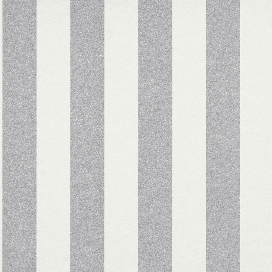 Silver Honorary Stripe Wallpaper R3022