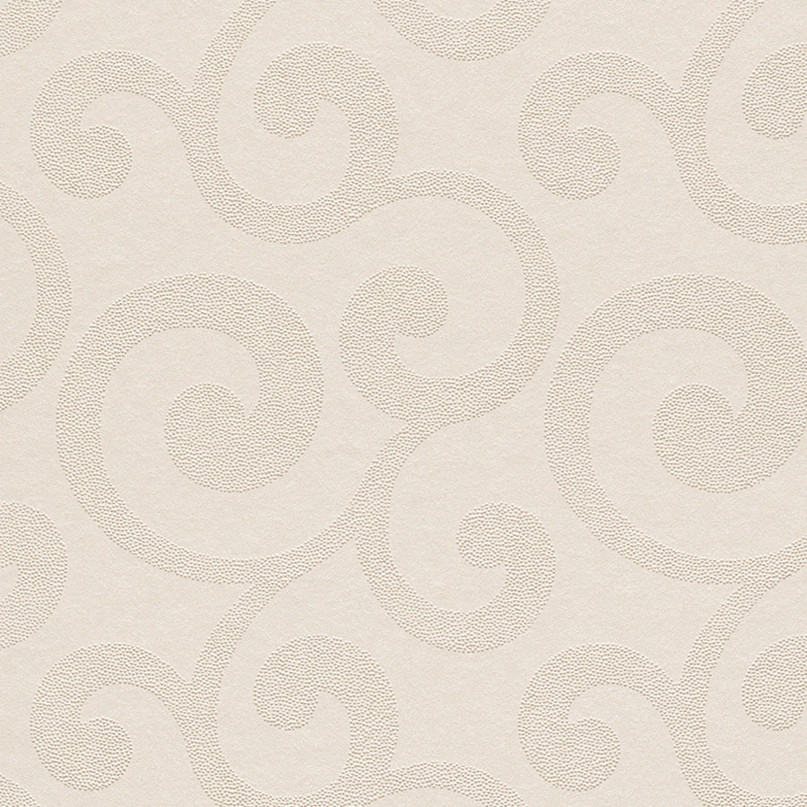 Curly Gray Wallpaper R3362 |  Elegant Home Wall Covering