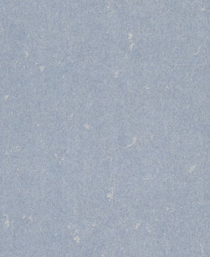 Metallic Scratched Industrial Wallpaper Blue and Silver R4731