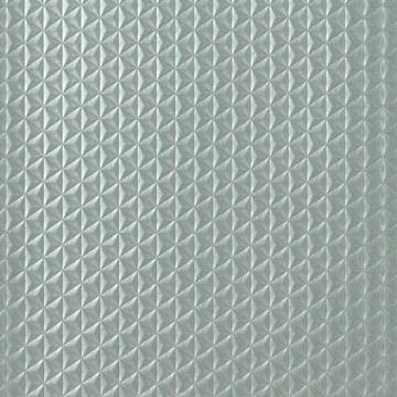 3D Silver Reverse Vinyl Textured Commercial Wallpaper C7089