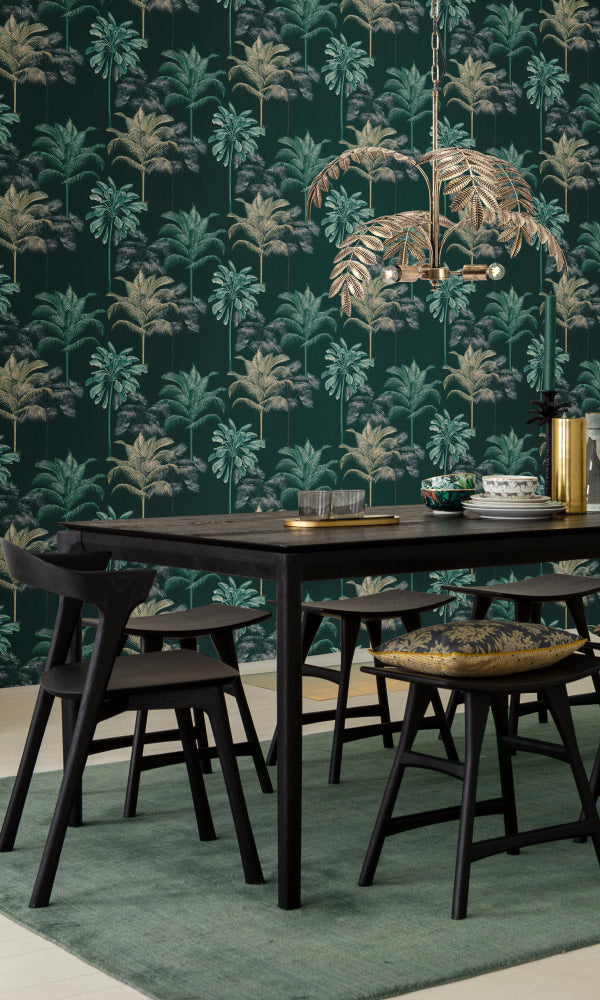 botanical dining room wallpaper ideas