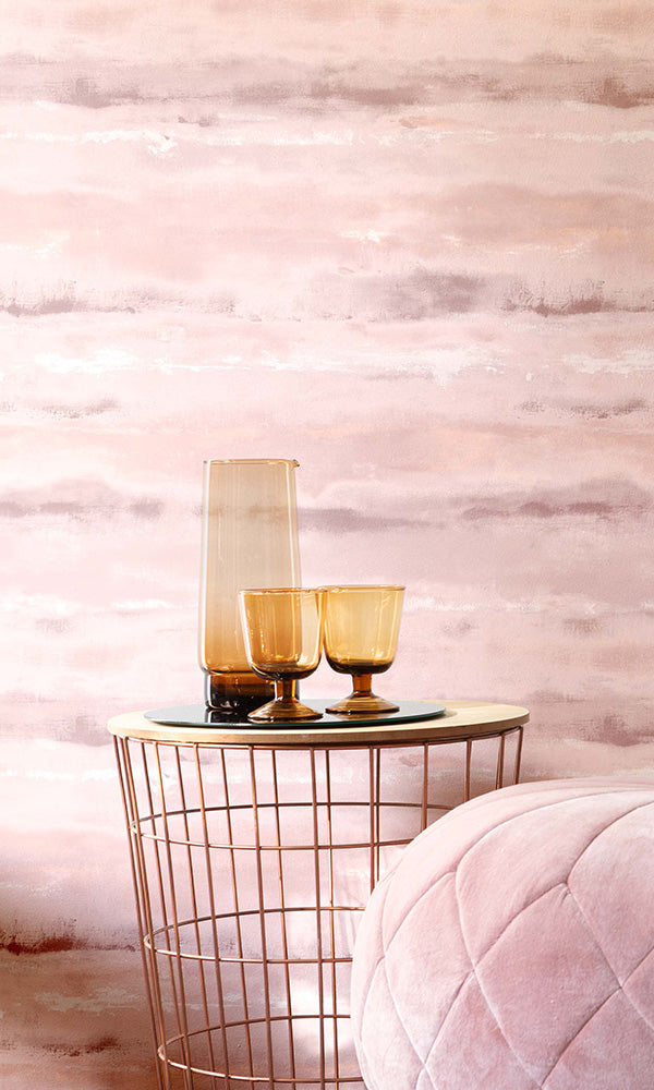 dyed ink on canvas wallpaper