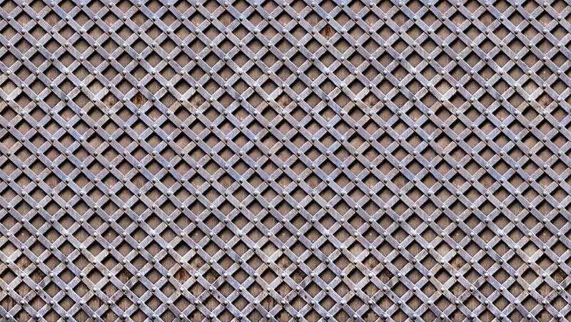 Metal Trellis Wallpaper M8968 - Sample