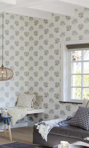 Blue Stamped Trees R6147