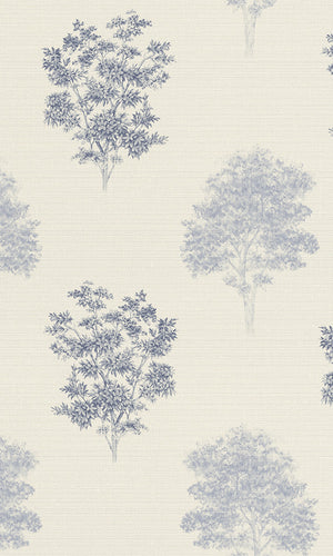 Blue Stamped Trees R6147