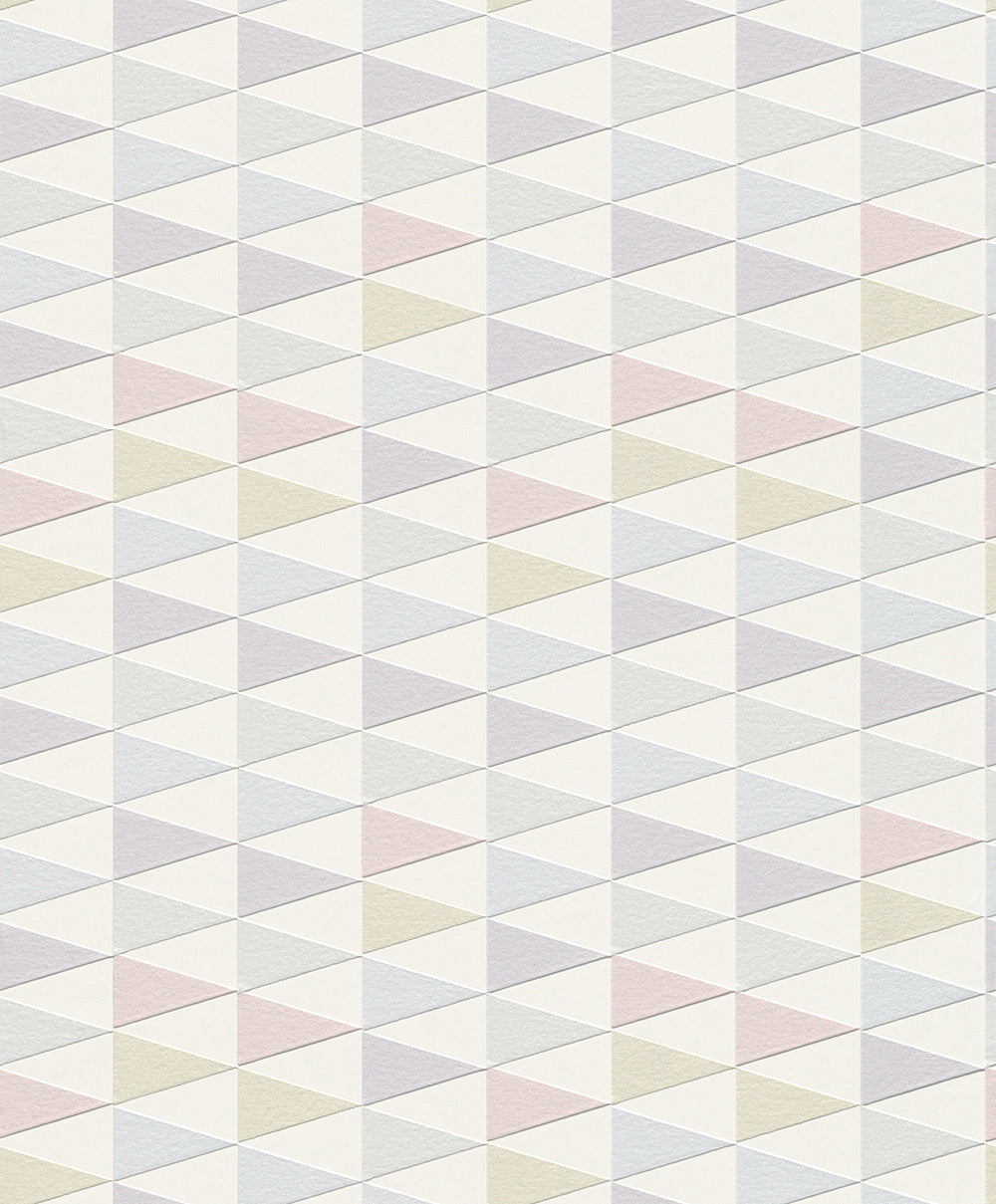 Pink and Purple Geometric Wallpaper R4393 | Modern Home Wall Covering