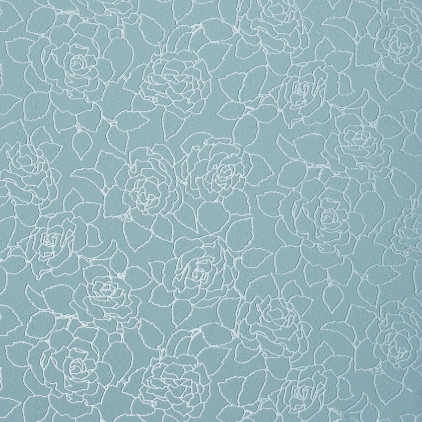 Blue Floral Wallpaper SR1066