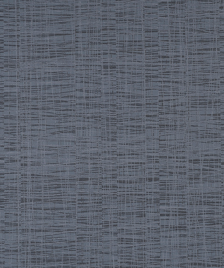 Classic Blue Textured Linear Wallpaper SR1173
