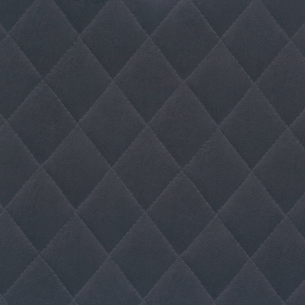 Navy Diamond Print Lucky Wallpaper R1491
