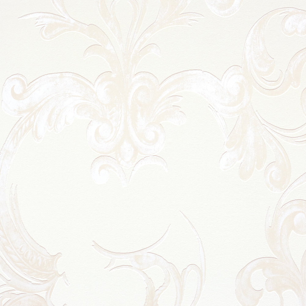 Swirl Beige Wallpaper R1504