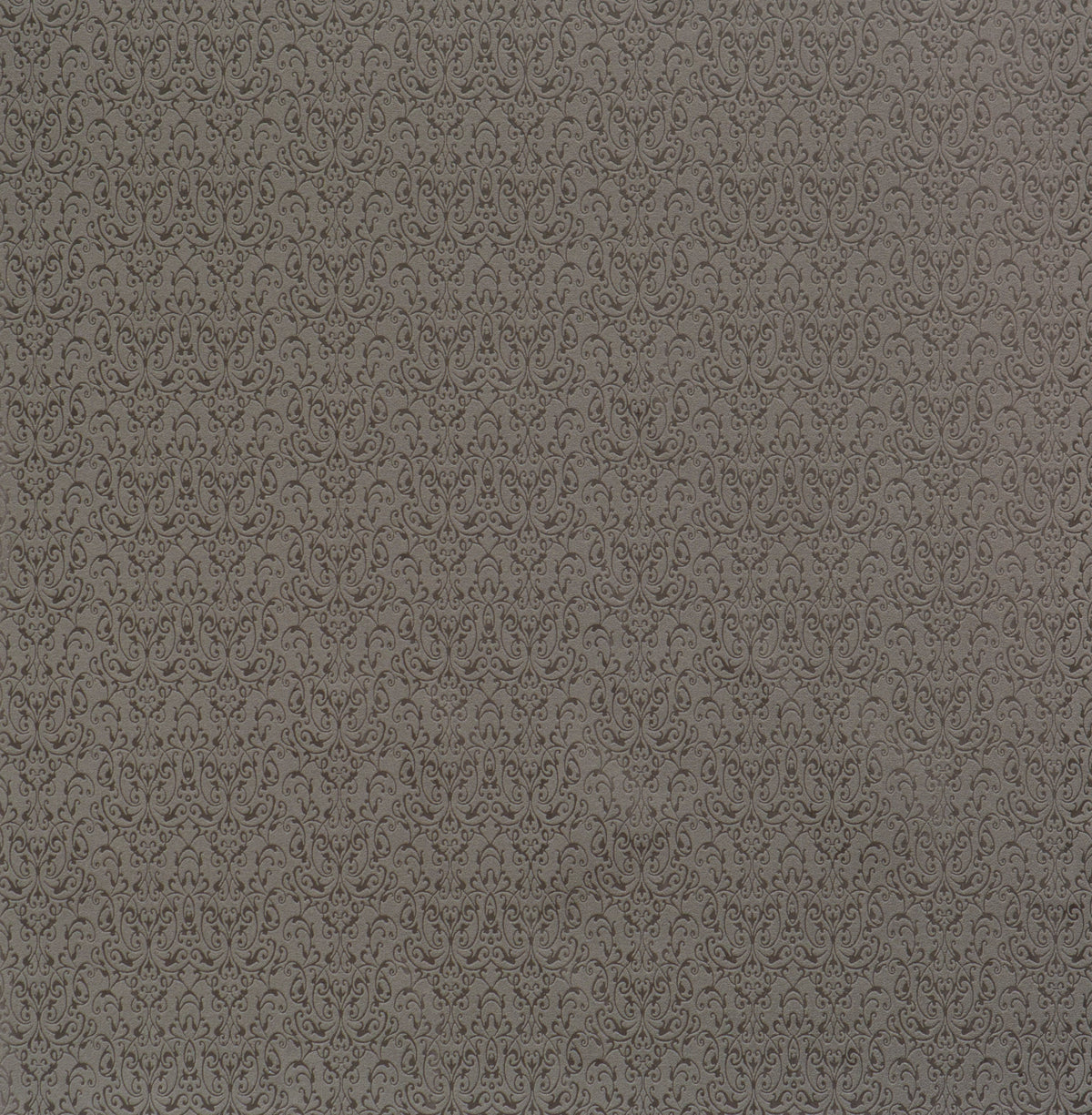 Grey Swirled Damask Wallpaper R2041