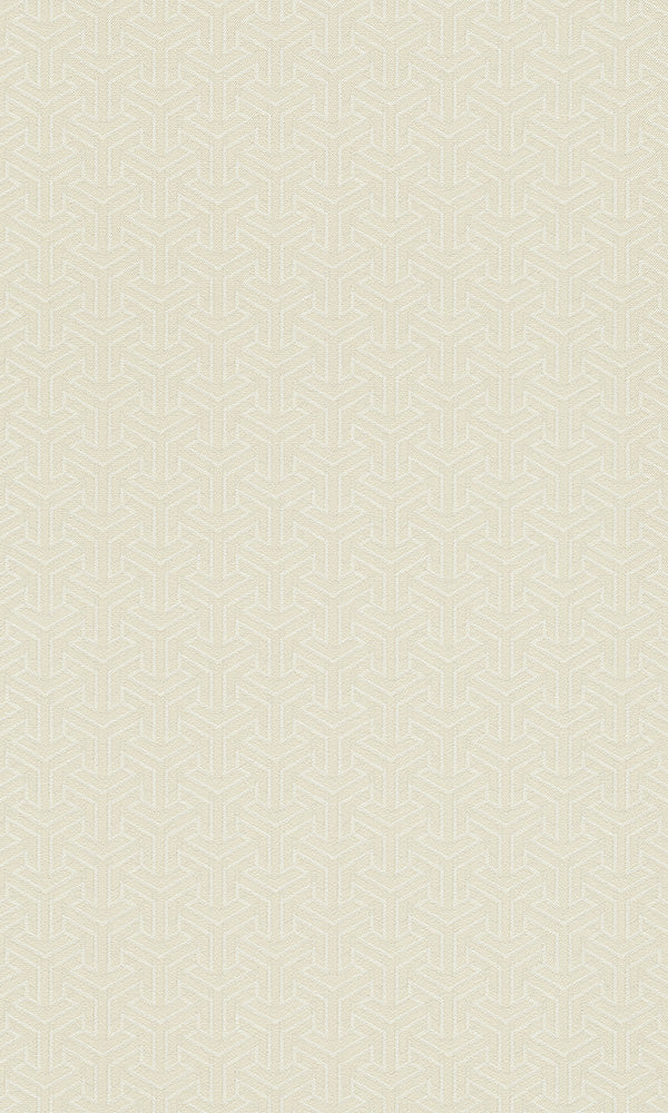 Beige Angular Geometric Wallpaper R6172