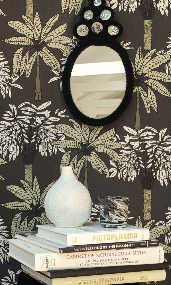 botanical teens bedroom wallpaper