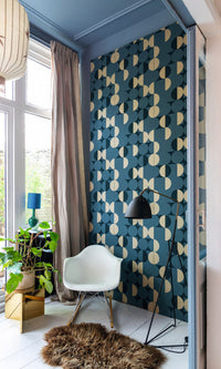 geometric teens bedroom wallpaper ideas