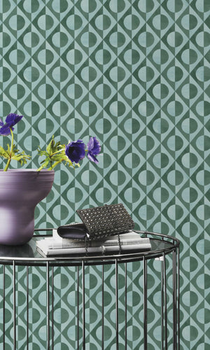 geometric teens bedroom wallpaper