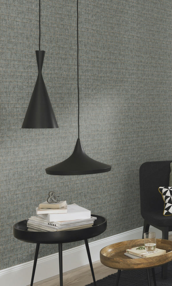 contemporary geometric living room wallpaper