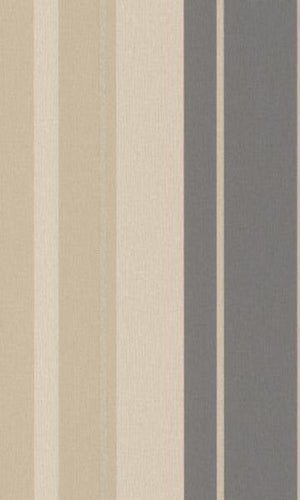 Beige Assorted Stripe Wallpaper R2969