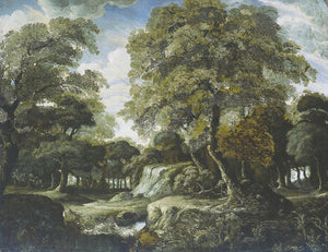 Lush Forest Landscape Mural Wallpaper M9414 - Sample
