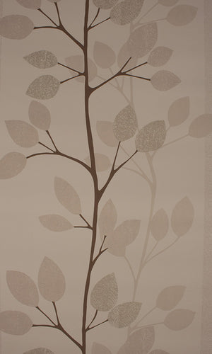 striped floral wallpaper
