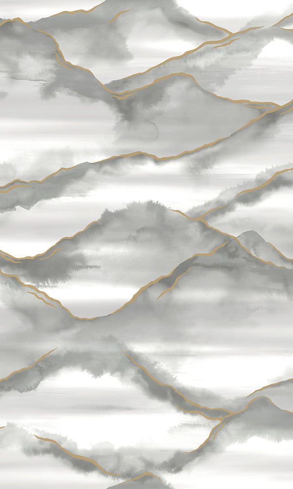 watercolor mountains wallpaper