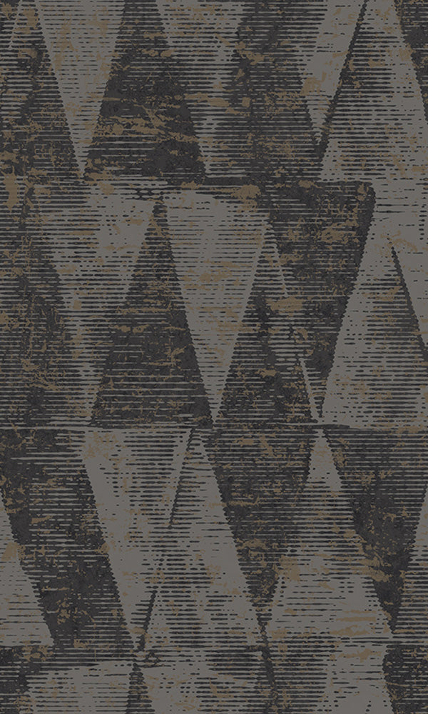 stamped triangles wallpaper