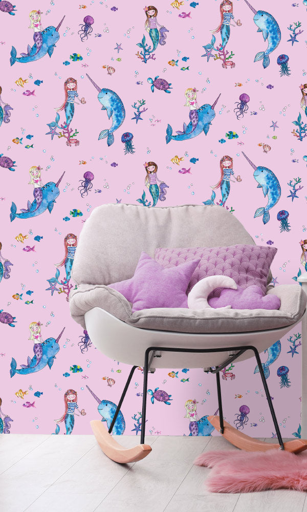 cute girls bedroom wallpaper ideas