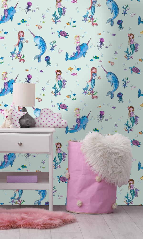 cute girls bedroom wallpaper ideas
