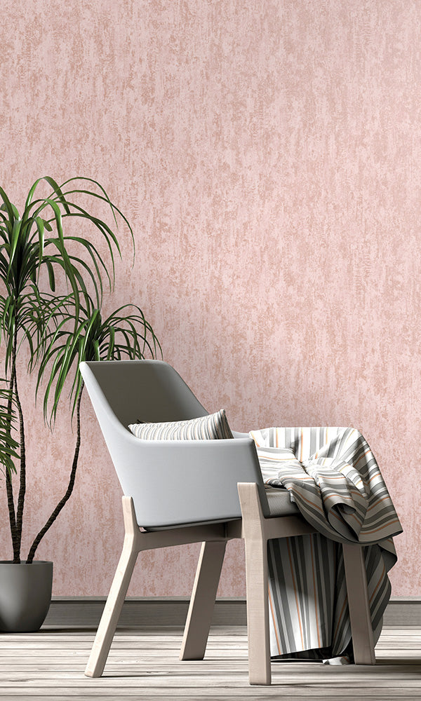 I Love Wallpaper Milan Metallic Wallpaper Grey Rose Gold