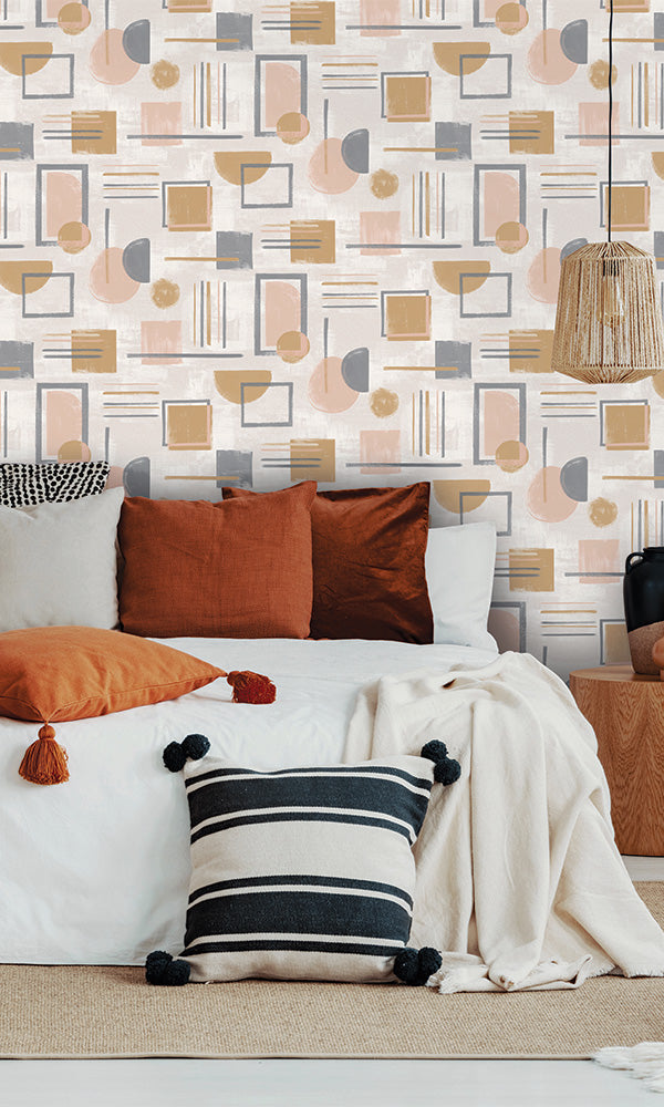 abstract geometric wallpaper