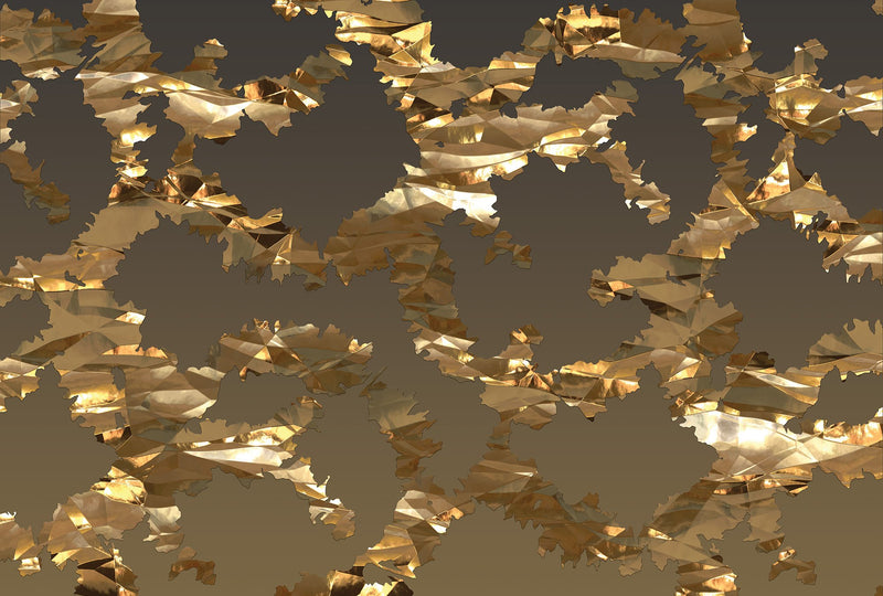 faux gold plating wallpaper
