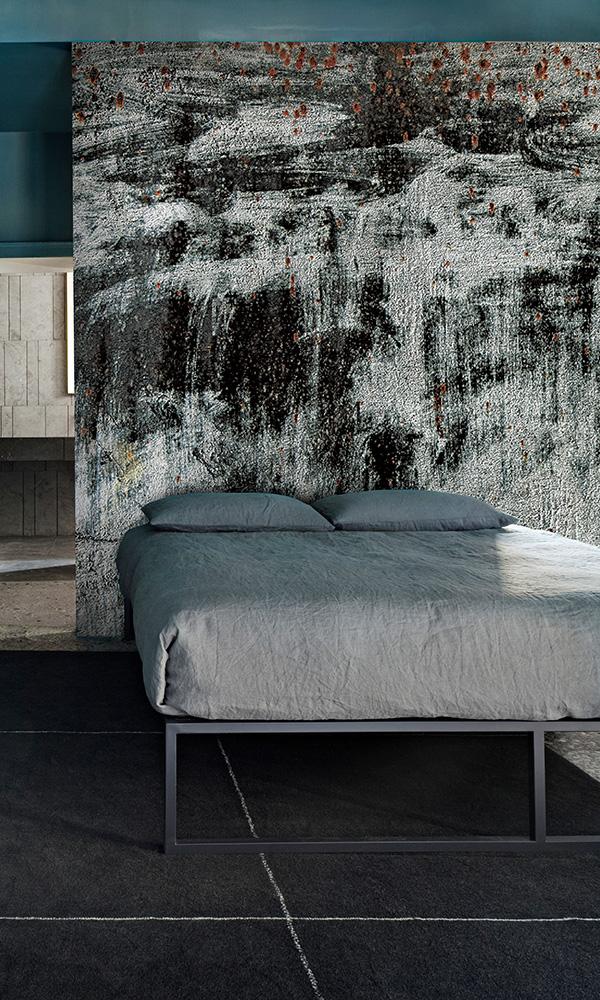 rough concrete wall wallpaper