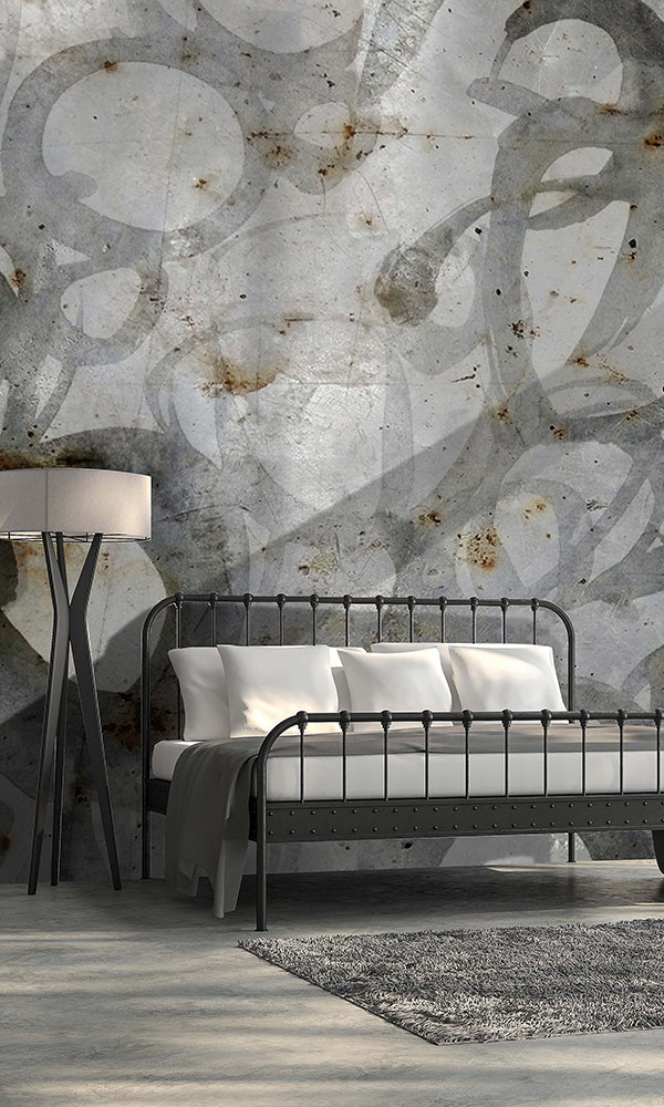 corroded concrete wallpaper