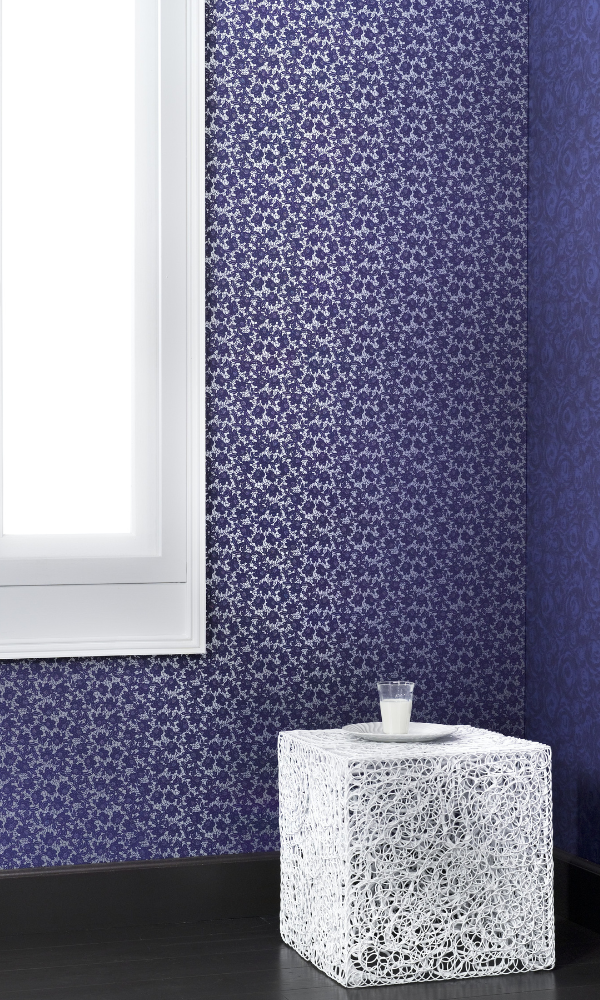 Adore Purple Rose Floral Wallpaper SR1795