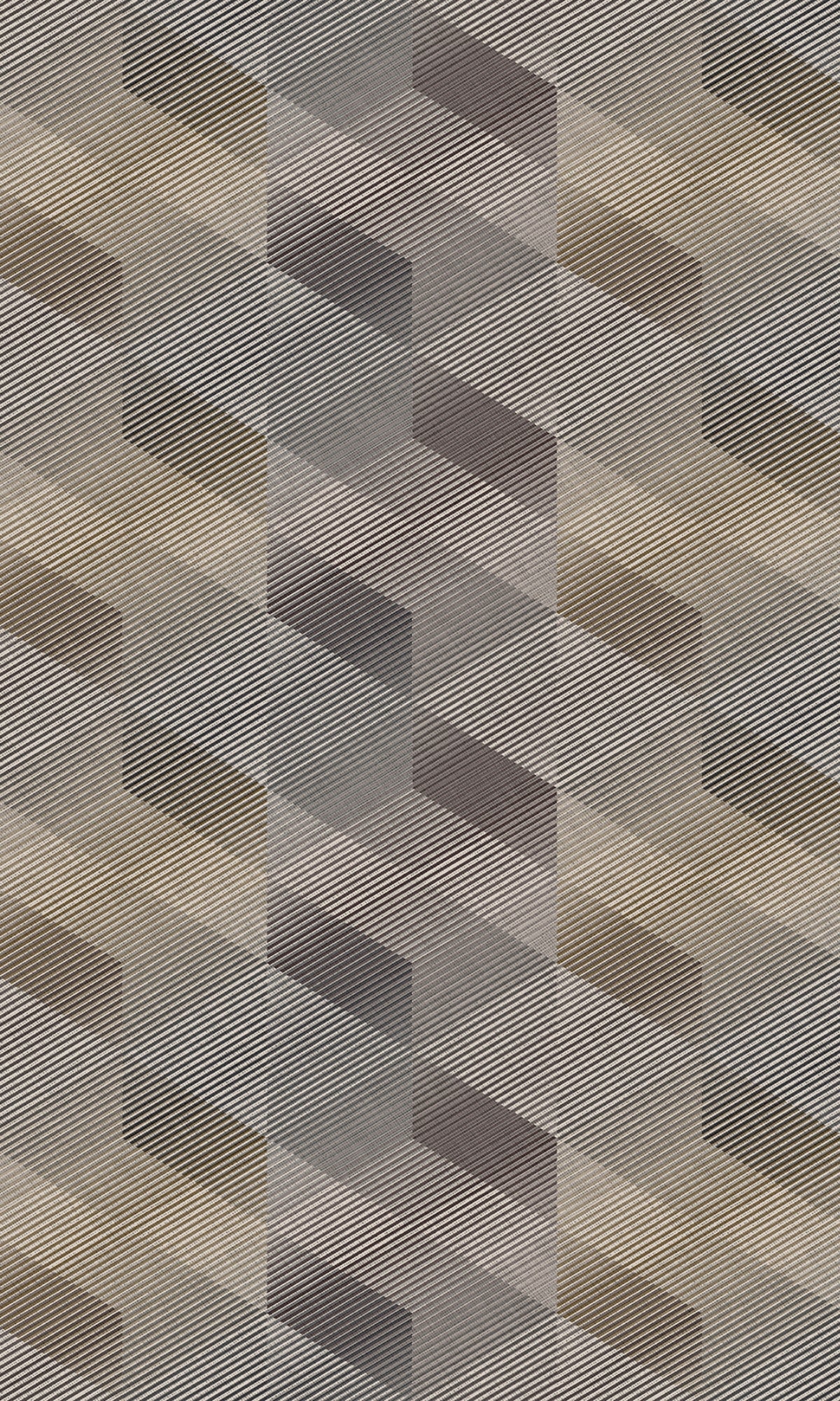 Anthracite 3D Rhombus Stripe Geometric Wallpaper R8105