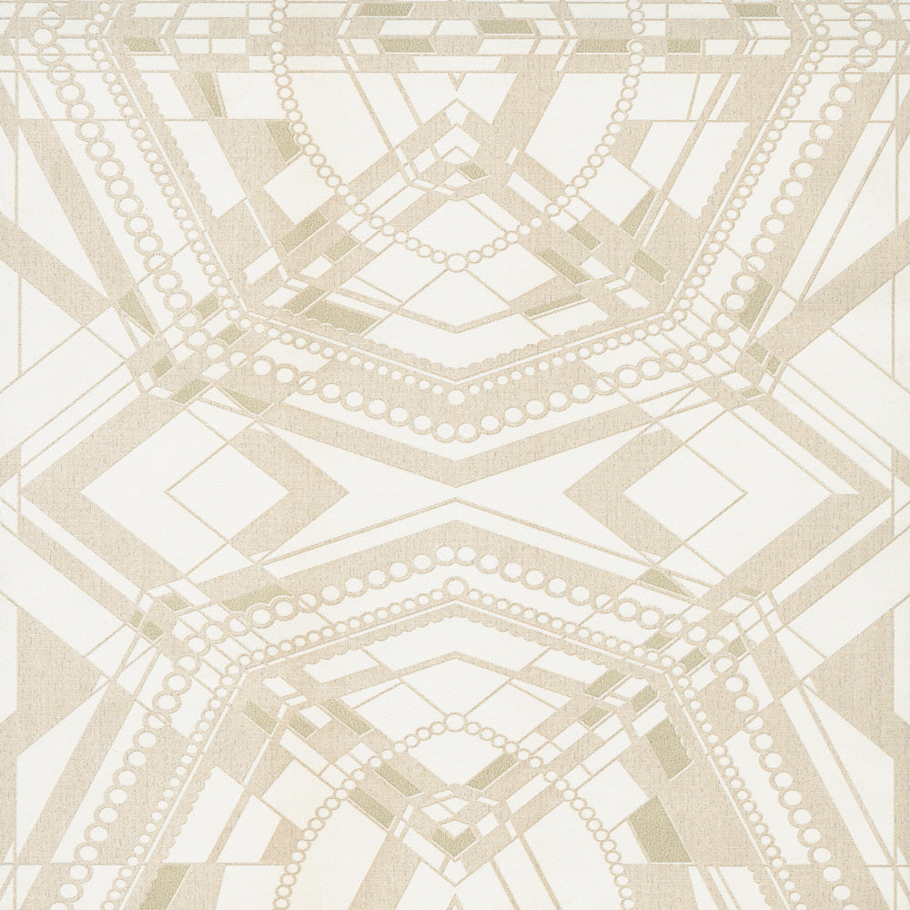 Tan Kaleidoscope Geometric Wallpaper R2765