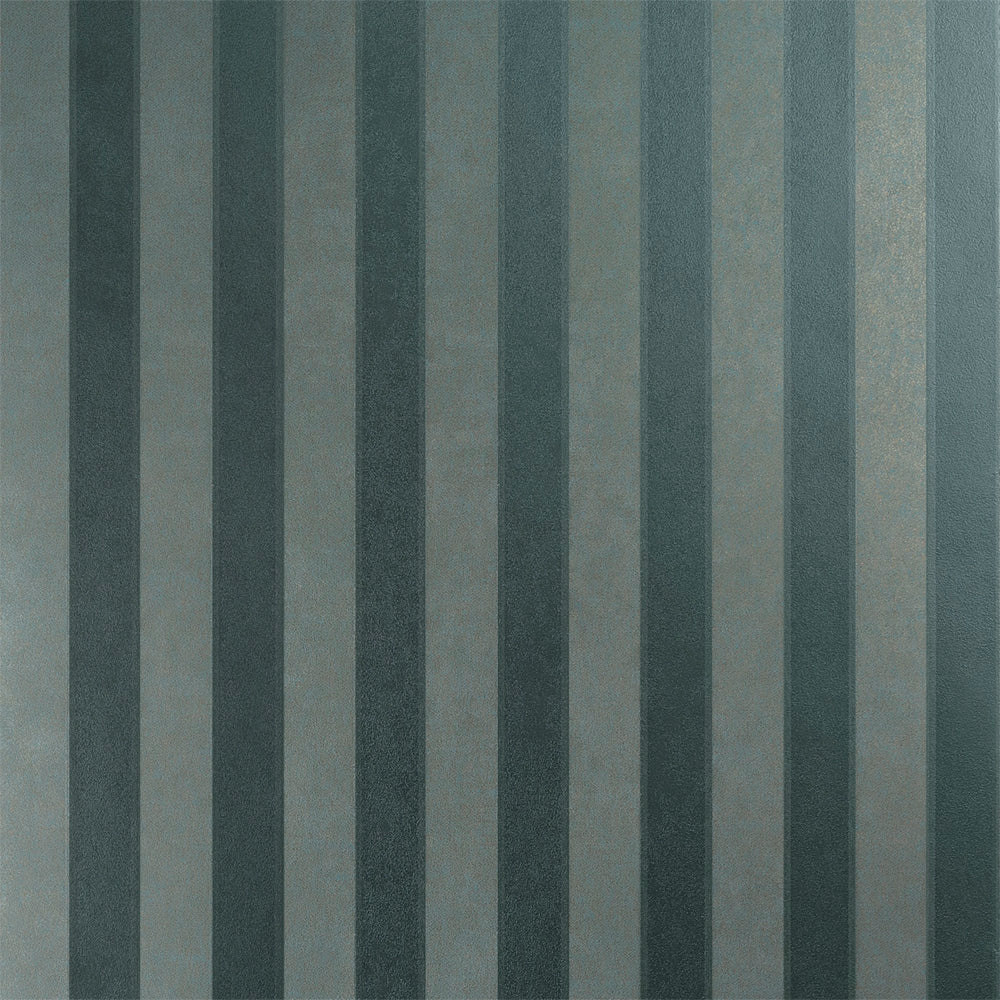 Metallic Striped Modern Blue Wallpaper R3892
