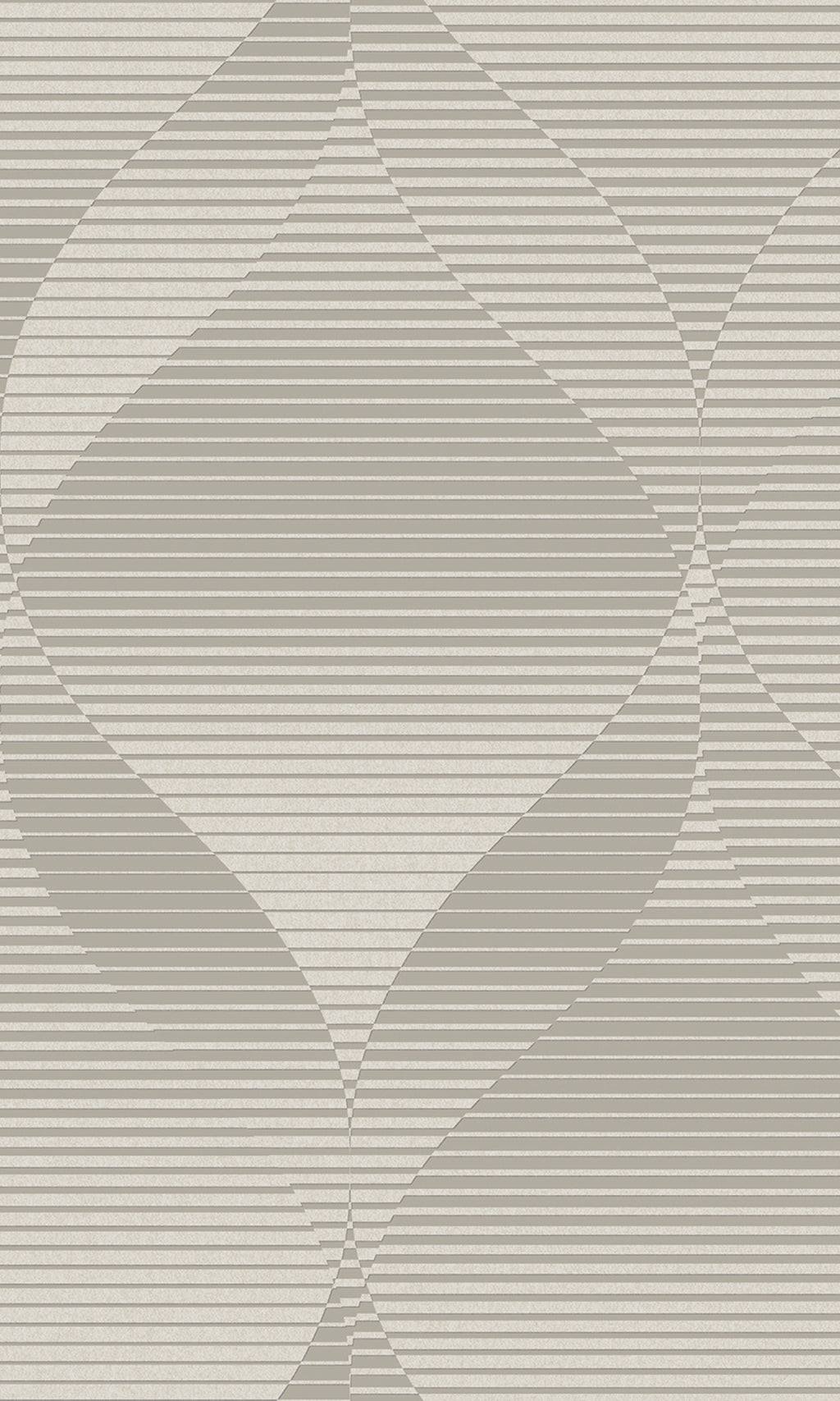Beige 3D Swirl Geometric Wallpaper R8098