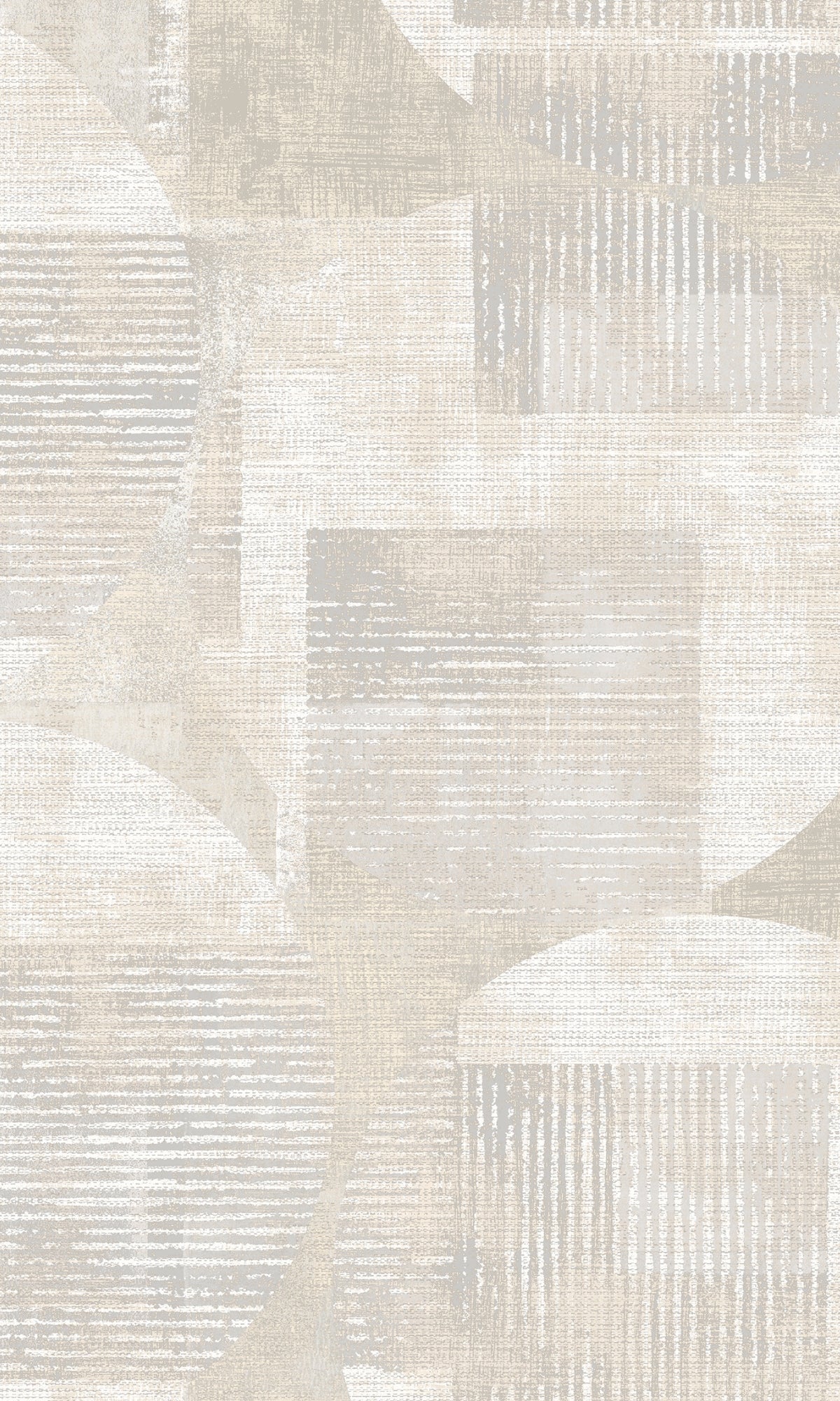 Beige Geometric Cirles and Stripes Wallpaper R8183