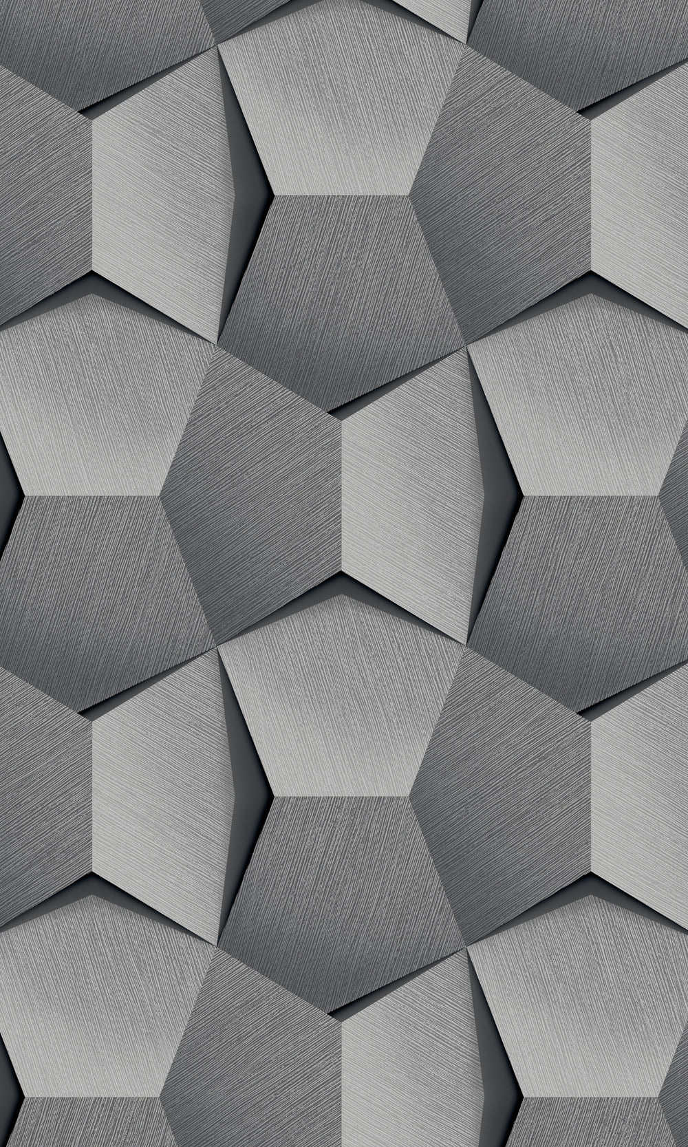 Black Braid Geometric Wallpaper R7989