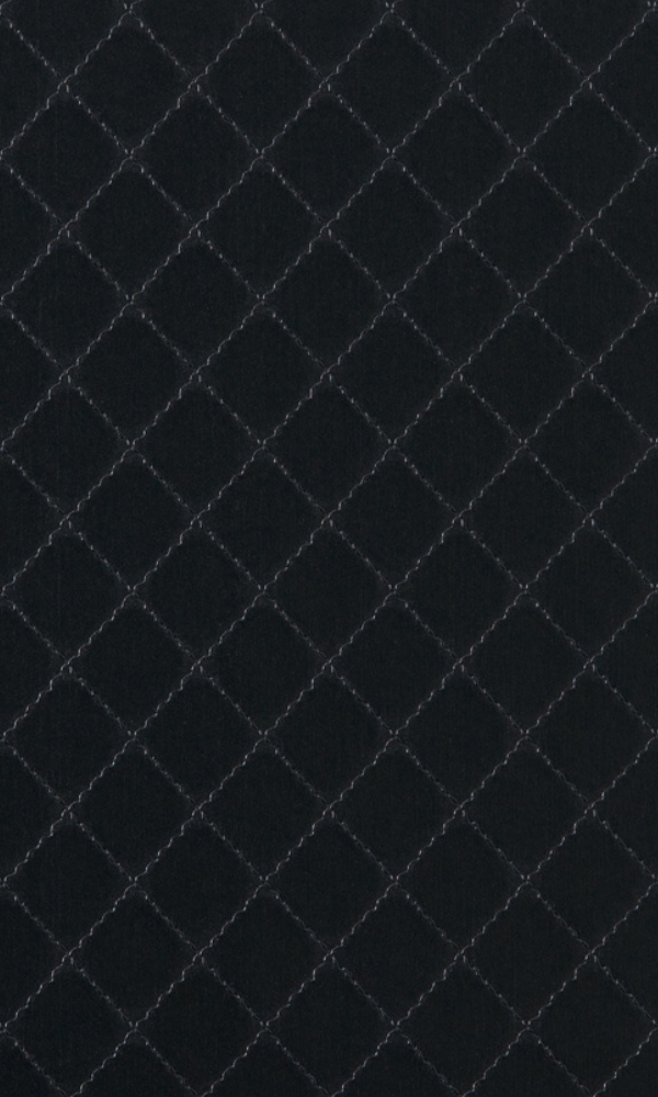 Black Classic Diamond Geometric Wallpaper SR1819
