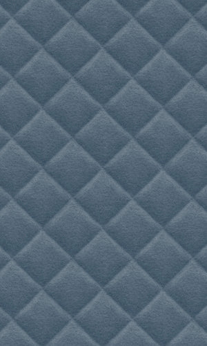 Blue 3D Cushion Geometric Wallpaper R8095