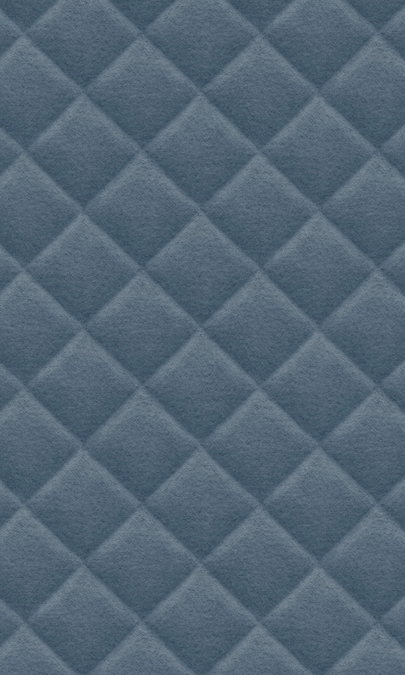 Blue 3D Cushion Geometric Wallpaper R8095